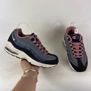 Nike Air Max 95 LE youth kids unisex size 6.5 pink blue athletic sneakers shoes